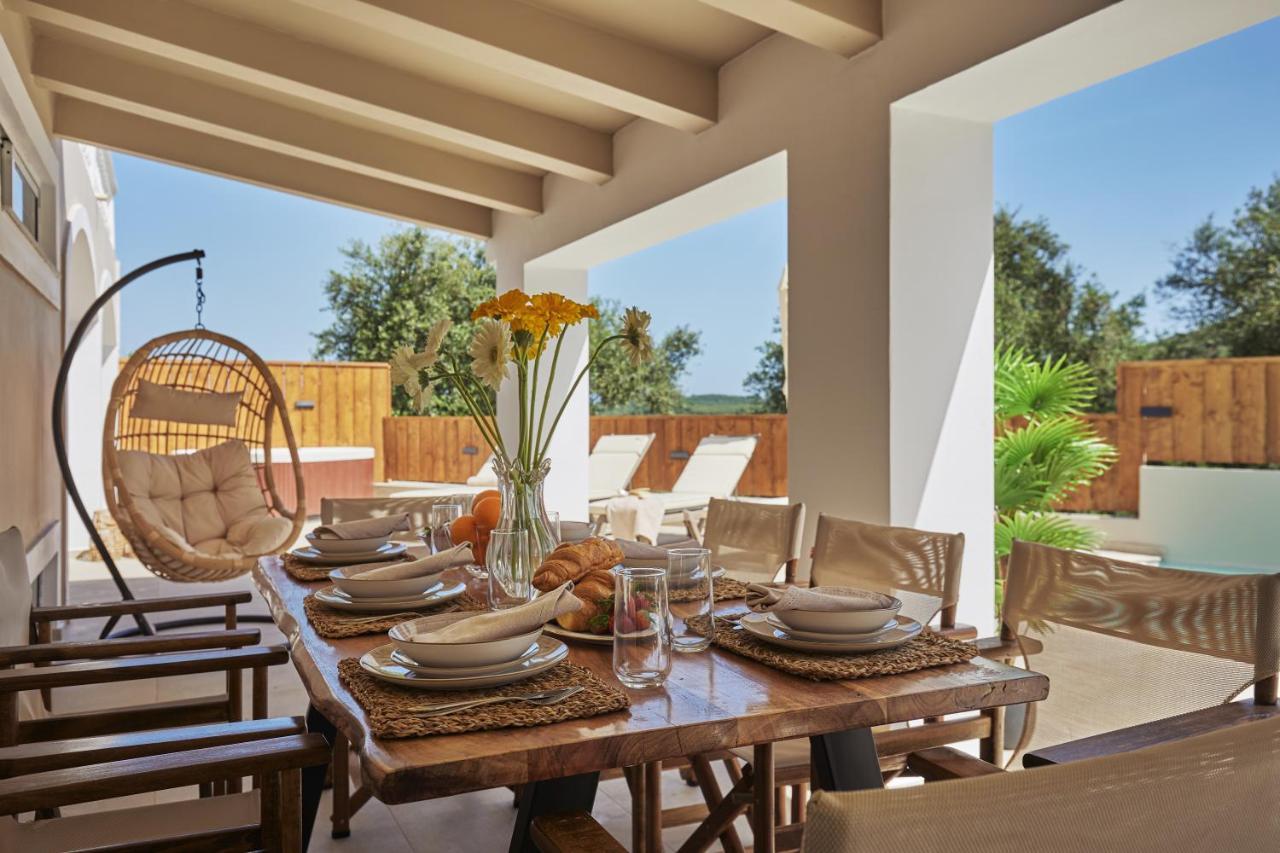 Galadriel Villa With Private Pool & Jacuzzi Kato Yerakarion Exterior photo