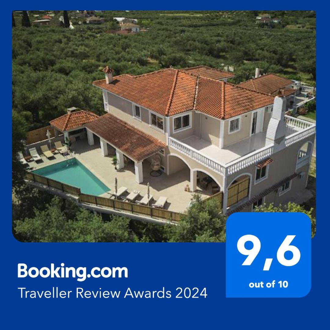 Galadriel Villa With Private Pool & Jacuzzi Kato Yerakarion Exterior photo